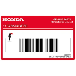 Belly pan decal, right side