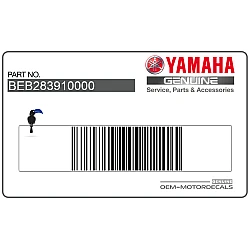 Side cowling decal, left side