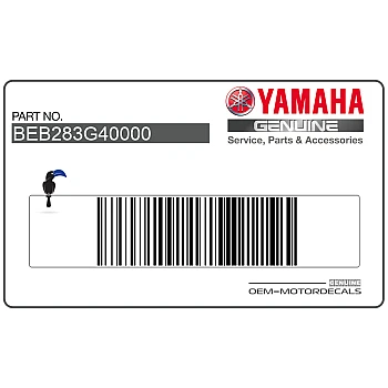 Adesivo carena anteriore superiore, lato sinistro