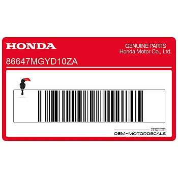 Naklejka na osłonę boczną