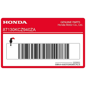 Achterspatbord sticker