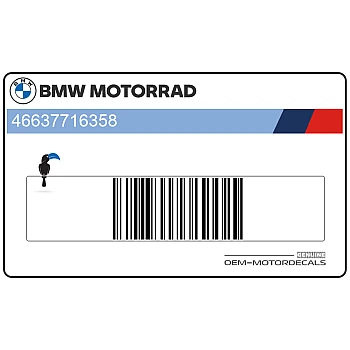 Tail cowl decal, right side