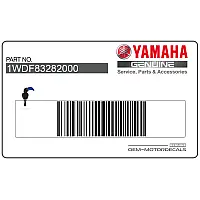 YAMAHA Onderkuip sticker 1WD-F8328-20-00