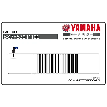 Bovenkuip sticker, linkerkant