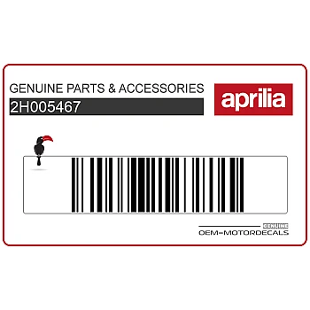 Pegatina para carenado frontal