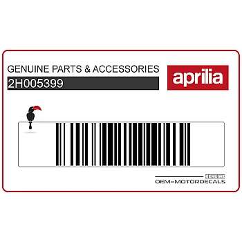 Pegatina para carenado frontal, lado izquierdo