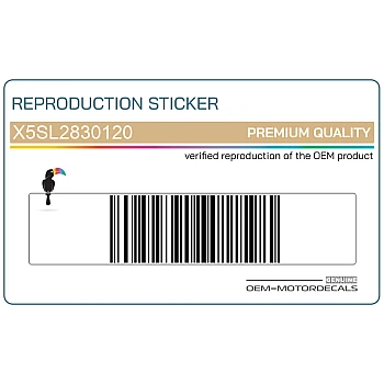 Zijpaneel stickers set, linkerkant 