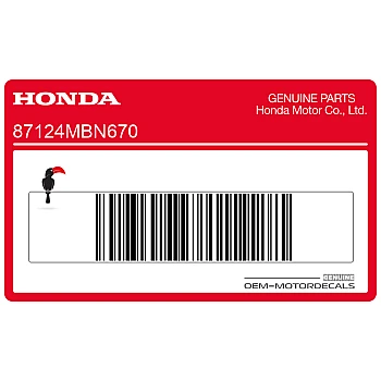 Kanzel / Oberteil Verkleidung Aufkleber