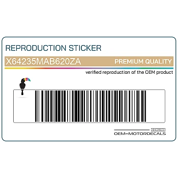 Naklejka na osłonę boczną, lewa strona 