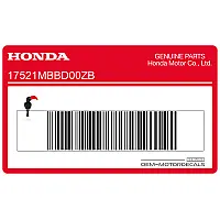 HONDA Tank decal, right side 17521-MBB-D00ZB