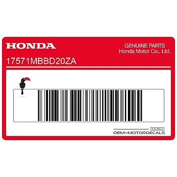 Naklejka na zbiornik, lewa strona