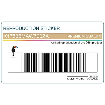 Naklejka na zbiornik, lewa strona