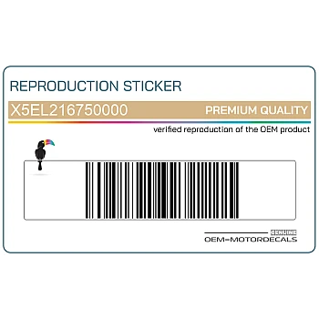 Pegatina guardabarros trasero