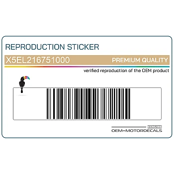 Pegatina guardabarros trasero