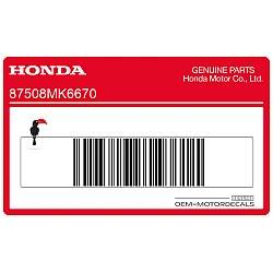 Voorzichtigheid label, Ketting