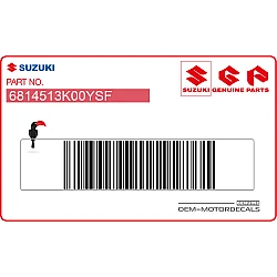 Heckverkleidung Aufkleber, Linke Seite