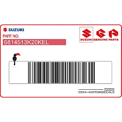 Naklejka na tylną owiewkę / zadupek, lewa strona