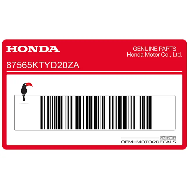 Honda-87565KTYD20ZA