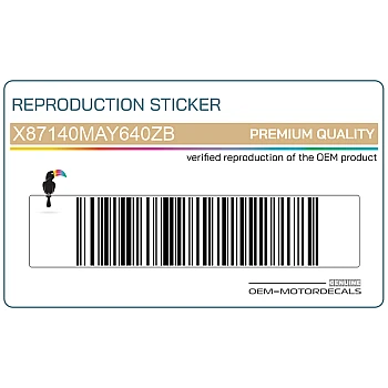 Zestaw naklejek na zbiornik, prawa strona