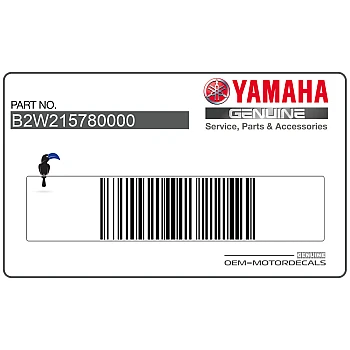 Voorspatbord sticker