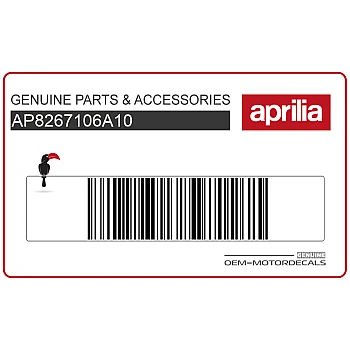 Adesivo posteriore coda carena