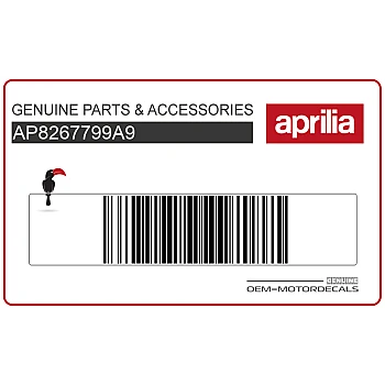 Pegatina para carenado frontal