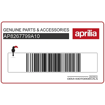 Pegatina para carenado frontal, lado derecho