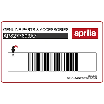 Belly pan decal, right side