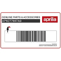 APRILIA Front cowling decals, set AP8277697A9