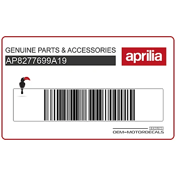 Tail cowl decal, left side