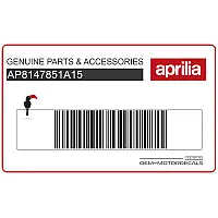 APRILIA Naklejka na przednią owiewkę (czasza) AP8147851A15