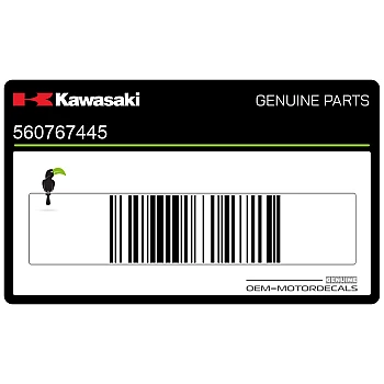 Voorspatbord sticker, linkerkant