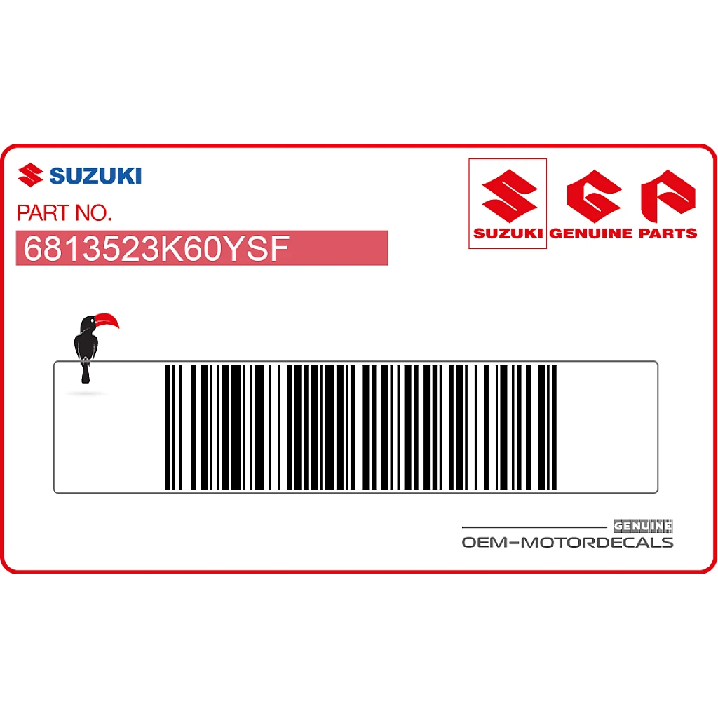 Suzuki-6813523K60YSF