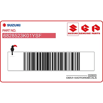 Pegatina para carenado frontal, lado derecho