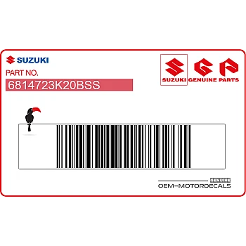 Zijpaneel sticker, linkerkant