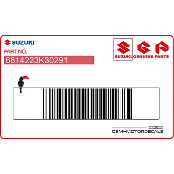 Naklejka na osłonę zbiornika, lewa strona