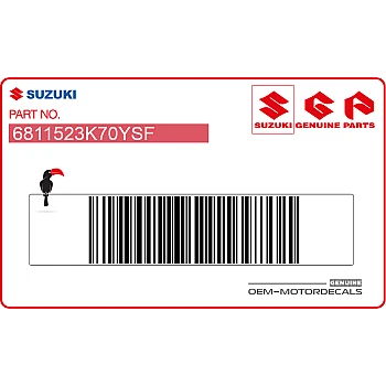 Naklejka na zbiornik, prawa strona