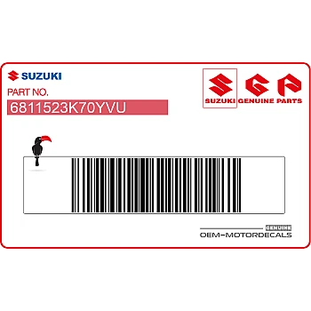 Pegatina tanque, lado derecho