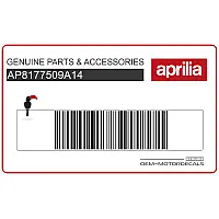 APRILIA Pegatina colin, lado izquierdo AP8177509A14