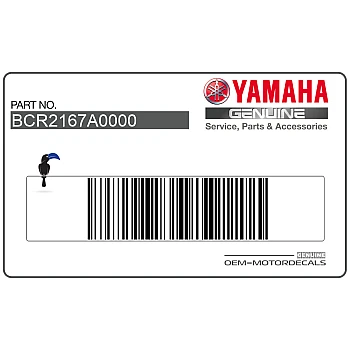 Autocollants carénage arrière queue, ensemble