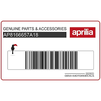 Naklejka na tylną owiewkę / zadupek, prawa strona