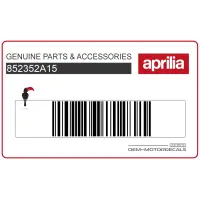 APRILIA Onderkuip sticker, linkerkant 852352A15