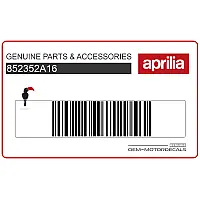 APRILIA Belly pan decal, right side 852352A16