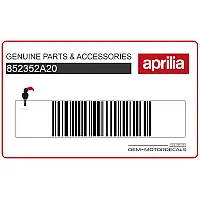 APRILIA Kontpaneel stickers, set 852352A20