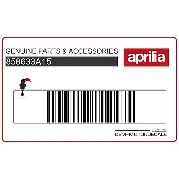 Naklejka na tylną owiewkę / zadupek, lewa strona