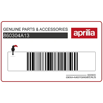 Pegatina para guardabarros delantero