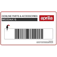 APRILIA Kontpaneel sticker, rechterkant 860304A16