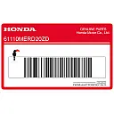 Autocollant de garde-boue avant
