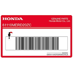 Front fender decal