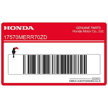 Naklejka na zbiornik, lewa strona